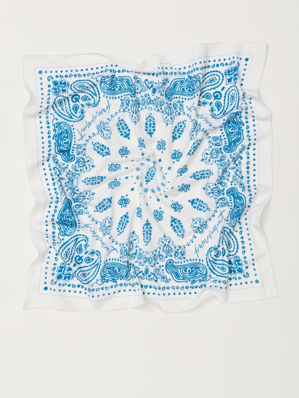 Break a sweat bandana ivory and blue nwt